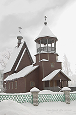 Покровский  Храм зимой